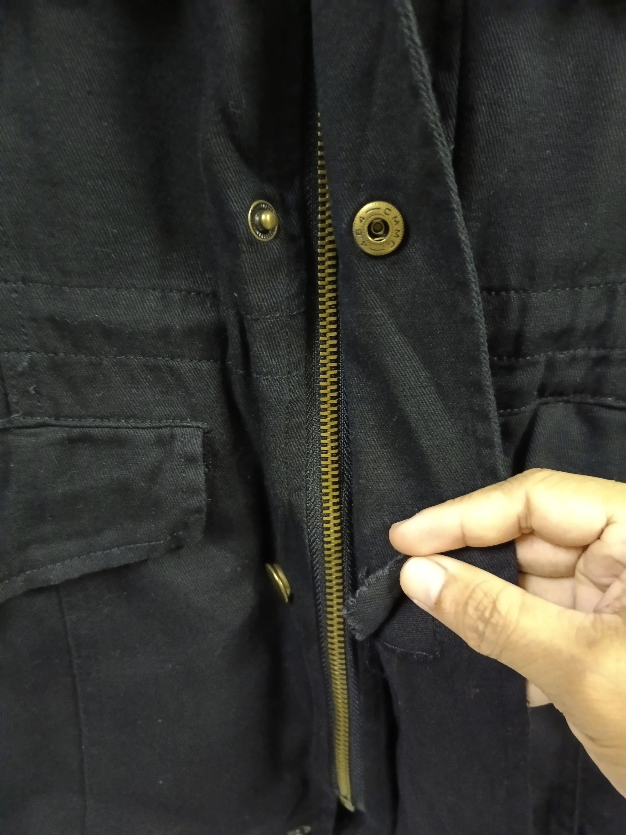 In The Attic SICK🔥IN THE ATTIC STUDDED MILITARY HOODED JACKET Size US M / EU 48-50 / 2 - 5 Thumbnail