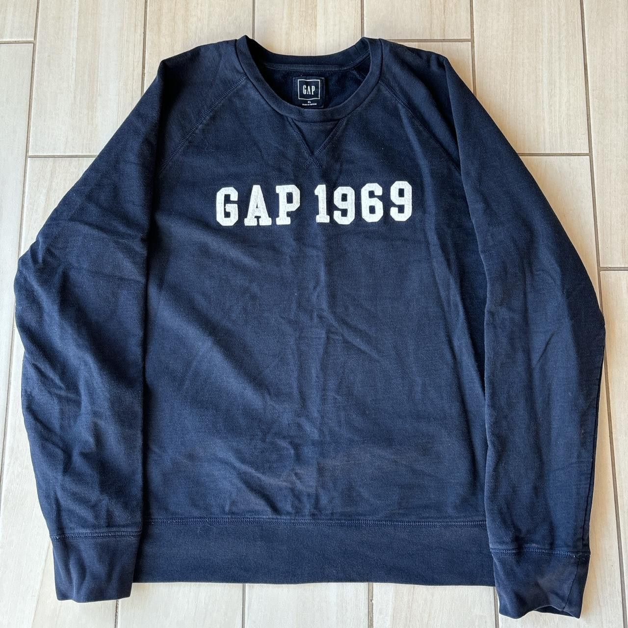 Gap × Vintage Navy blue GAP 1969 Crewneck Size US XL / EU 56 / 4 - 1 Thumbnail