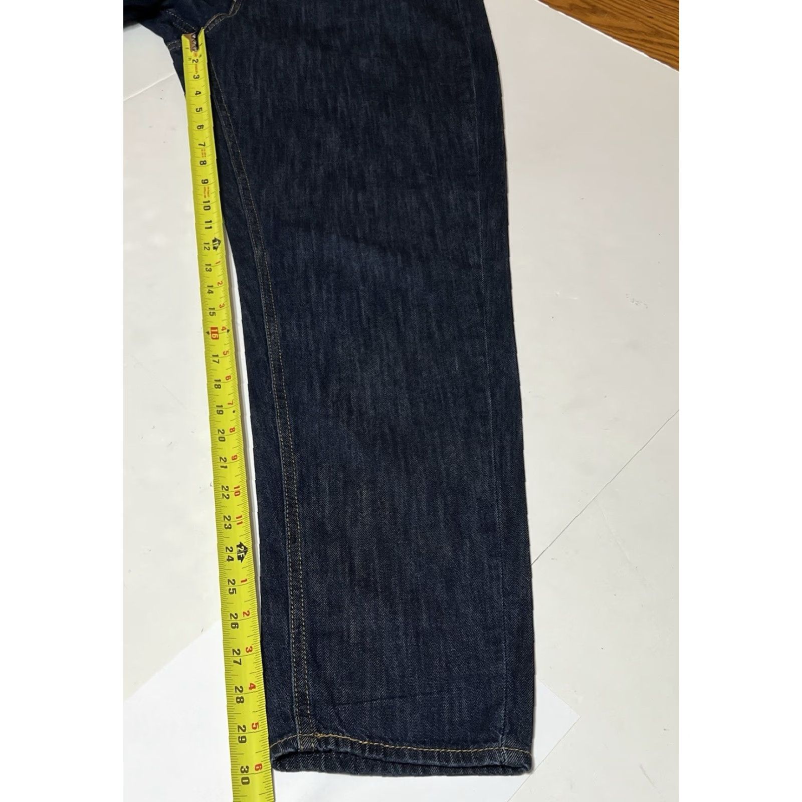 Levi's VINTAGE Levi's 80s Mom Jeans Women’s Tag 31 (33x30) Denim High Rise Tapered Dark NWT Size 24" / US 00 / IT 34 - 5 Thumbnail