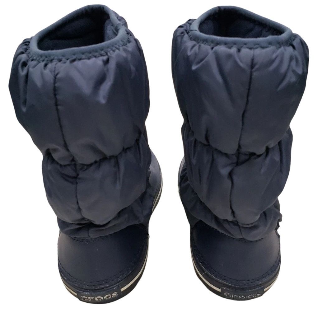 Crocs Crocs Winter Puff Boots 14614 Nylon Textile Navy/White 6 Size US 6 / IT 36 - 6 Thumbnail