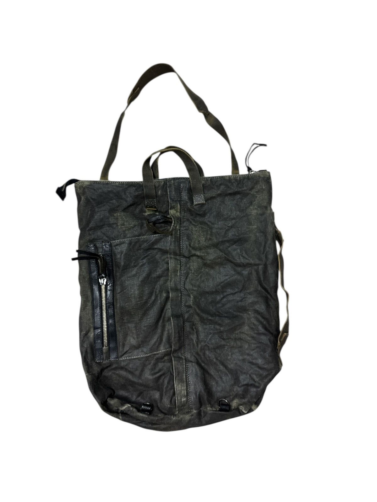 Other SAISEI ITALY RECONSTRUCTED DISTRESSED AVANT GARDE 3-WAYS BAG Size ONE SIZE - 2 Thumbnail