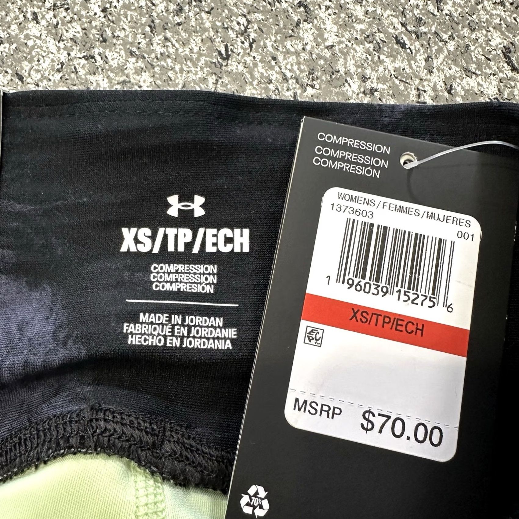 Under Armour Under Armour Project Rock Tight Womens XS High Rise Ankle Legging Gym Training Size 26" / US 2 / IT 38 - 4 Thumbnail