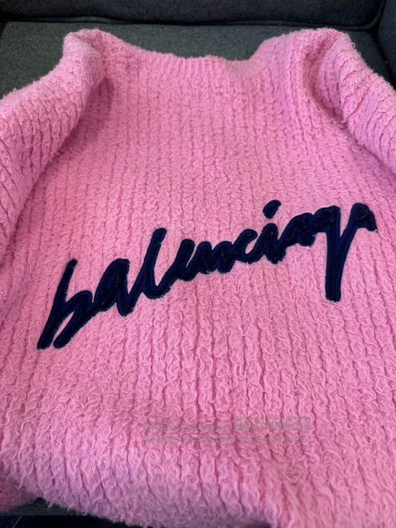 Balenciaga Balenciaga Pink Sweater Size US S / EU 44-46 / 1 - 3 Thumbnail