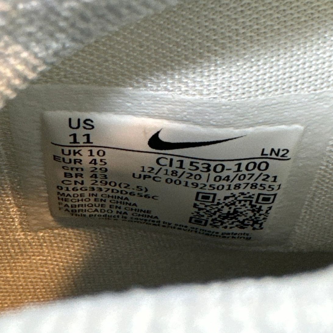 Nike Nike Alpha Menace Elite 2 Flyknit White Football Cleats Size US 11 / EU 44 - 11 Thumbnail