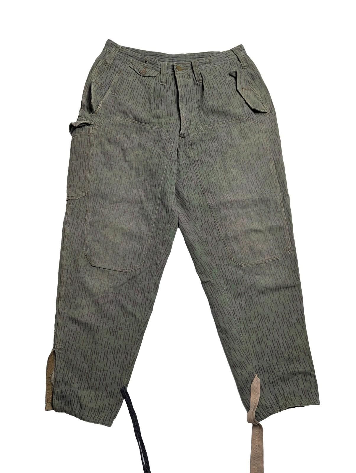 Other Rare Czech Army M60 / Vz60 Rain Drop Camo Trousers 30''x27'' Size ONE SIZE - 1 Thumbnail