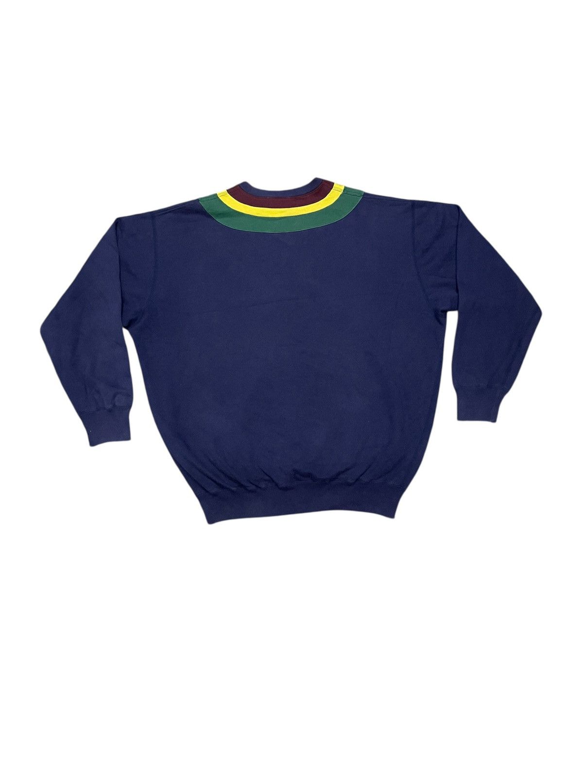 Polo Ralph Lauren 90s POLO BY RALPH LAUREN V-NECK COLLEGE STYLE SWEATER Size US L / EU 52-54 / 3 - 2 Thumbnail