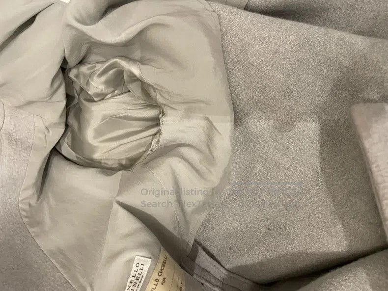 Brunello Cucinelli Brunello Cucinelli Gray Wool Cashmere Coat Size US M / EU 48-50 / 2 - 7 Thumbnail