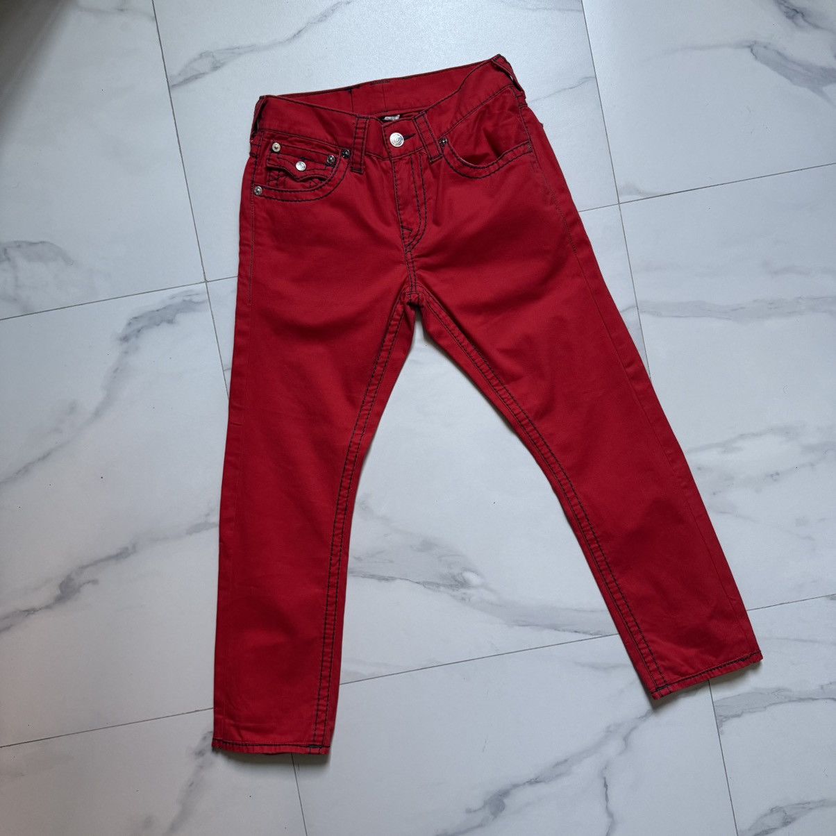 True Religion True Religion T1914(2) Straight Pants Size US 30 / EU 46 - 4 Thumbnail