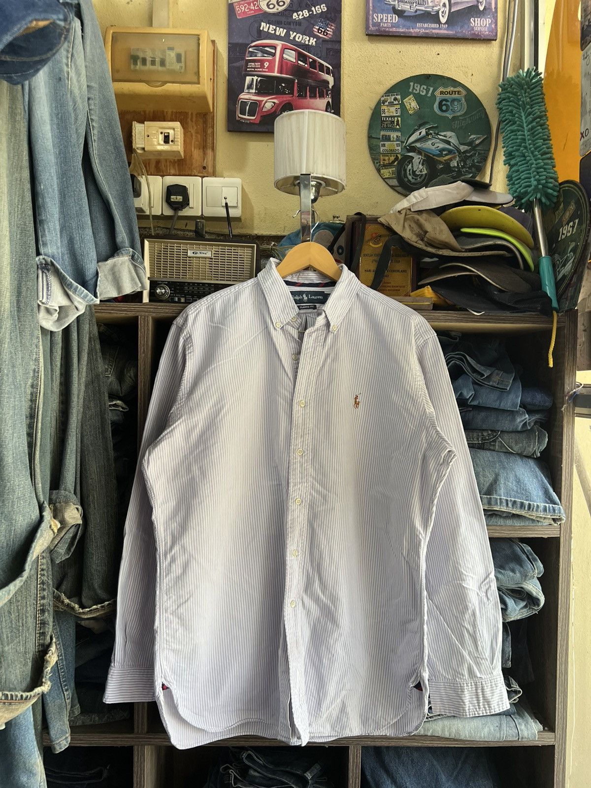 Polo Ralph Lauren 🔥Vintage Polo Ralph Lauren Shirt Size US L / EU 52-54 / 3 - 1 Thumbnail