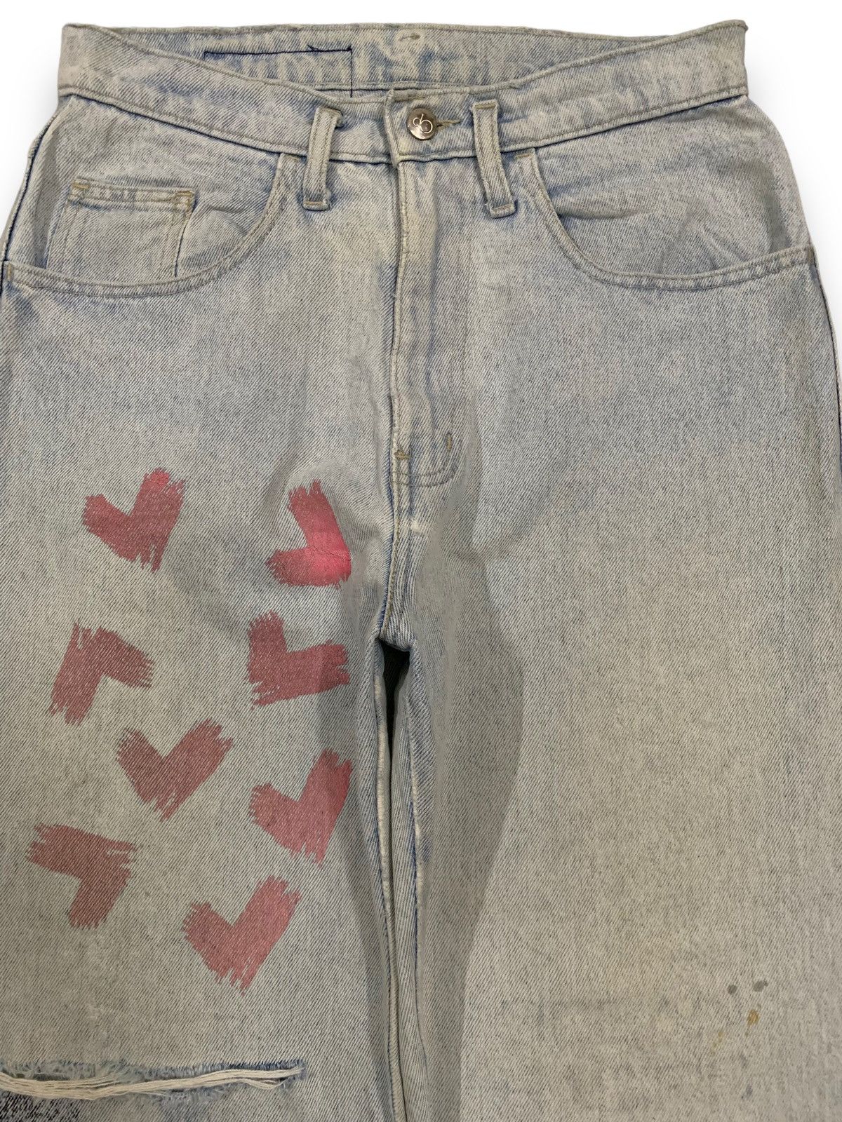 Ocean Pacific Vintage Y2K Ocean Pacific Imprinted Baggy Distressed Jeans Size US 30 / EU 46 - 3 Thumbnail