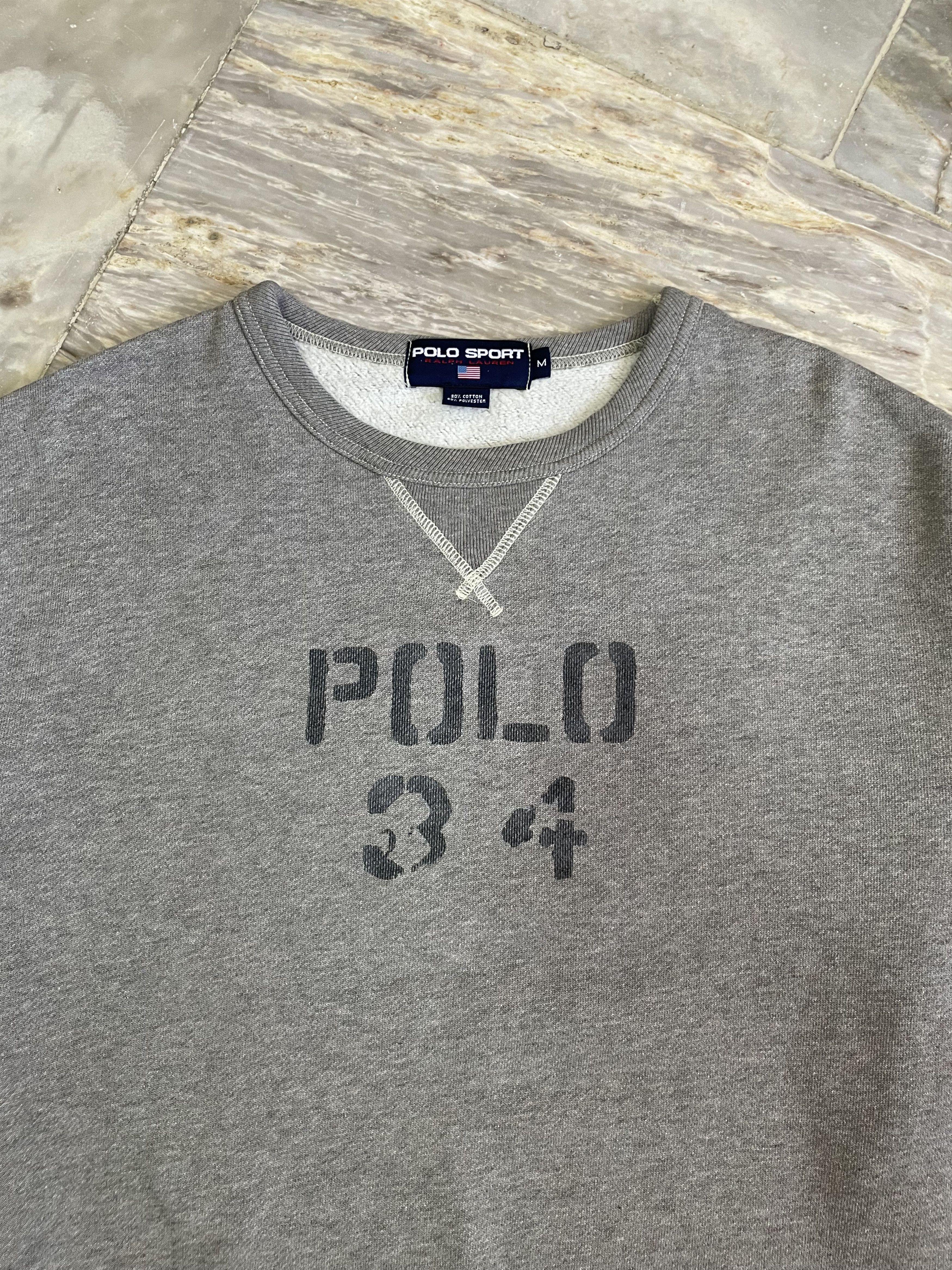 Polo Ralph Lauren Vintage Polo Sport - Polo 34 Crewneck Size US M / EU 48-50 / 2 - 2 Thumbnail