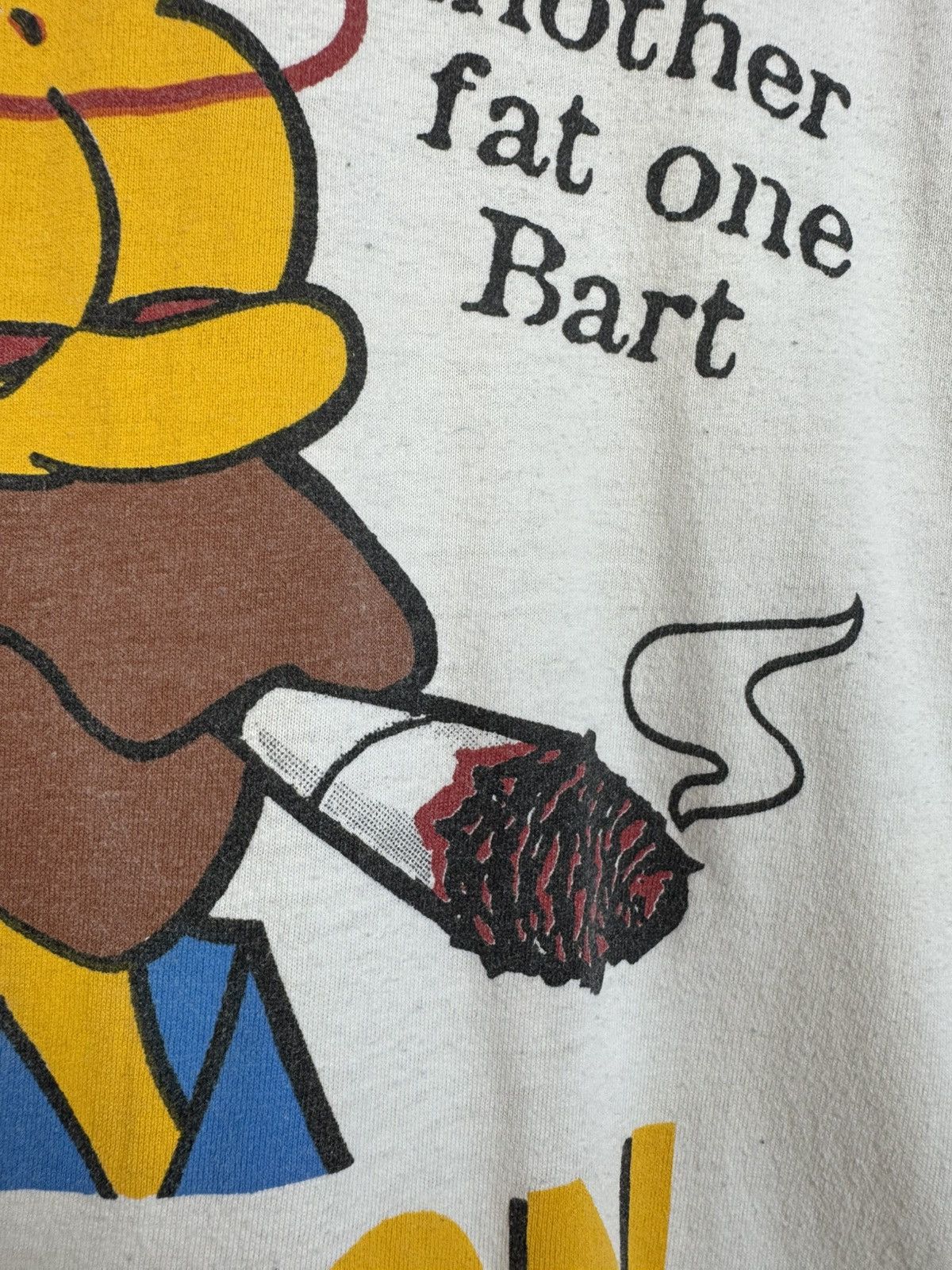 The Simpsons Vintage Stoner Simpson Roll Another fat one Bart T-shirt Size US L / EU 52-54 / 3 - 14 Thumbnail