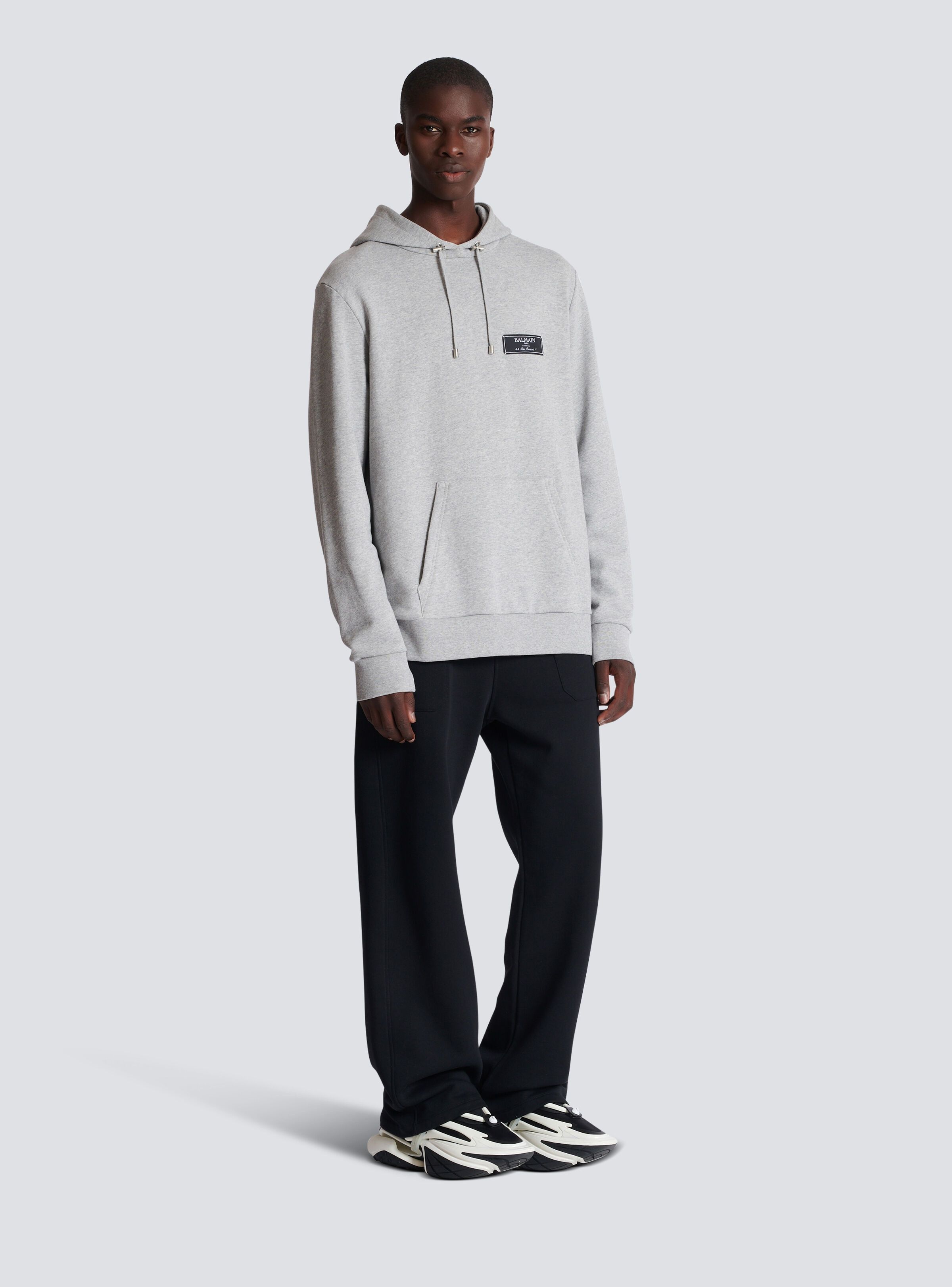 Balmain o1s1wg110125 Hoodie in Grey Size US S / EU 44-46 / 1 - 3 Thumbnail