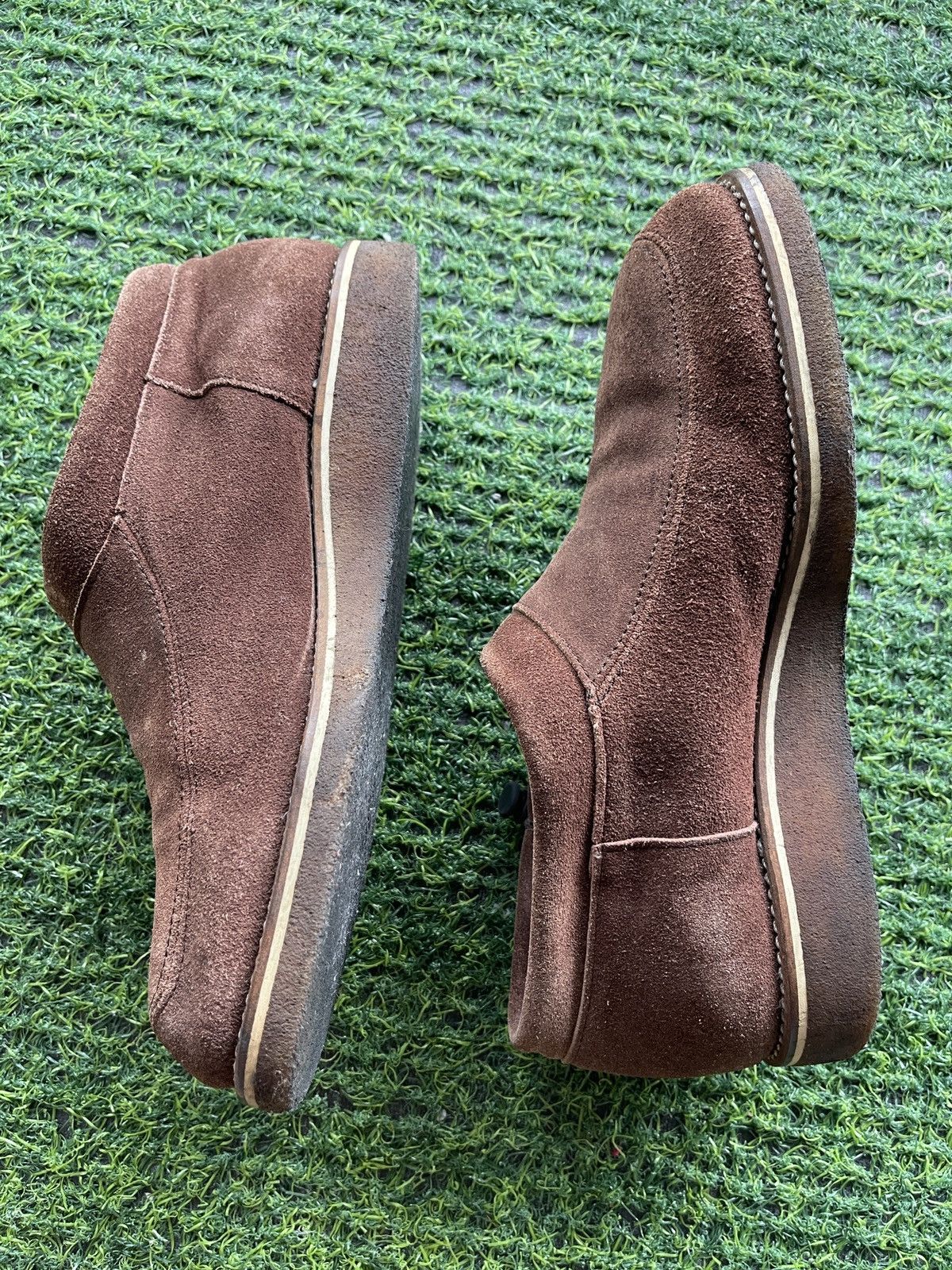 Yohji Yamamoto Vintage AAR Yohji Yamamoto Suede Leather Slip On Shoes Size US 7.5 / EU 40-41 - 3 Thumbnail
