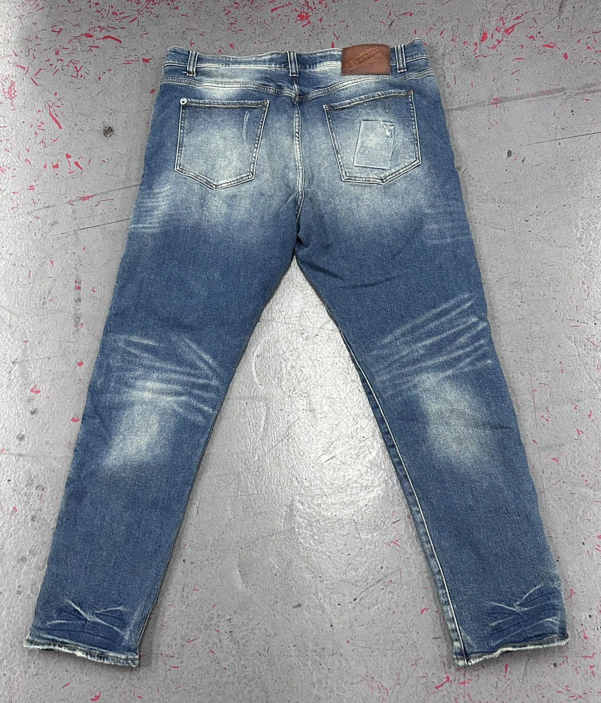 Icecream Icecream Stitched Skinny Custard Jeans Size 42 Size US 42 / EU 58 - 4 Thumbnail