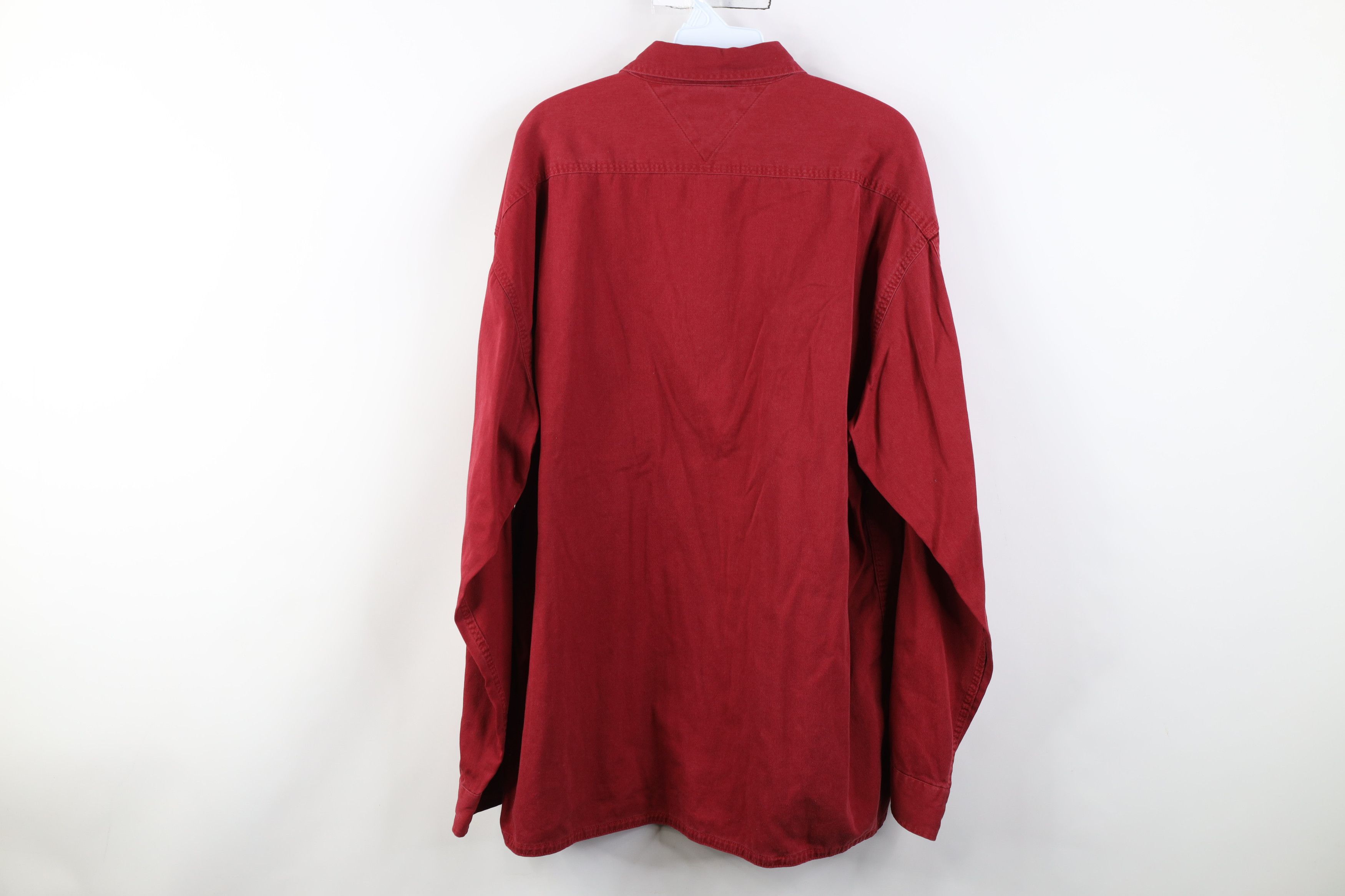 Tommy Hilfiger Vintage 90s Tommy Hilfiger Half Zip Pullover Shirt Jacket Size US L / EU 52-54 / 3 - 13 Thumbnail
