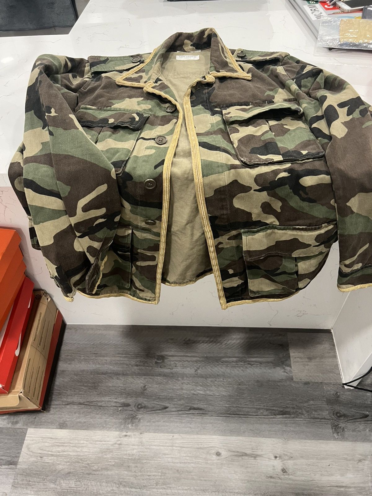 Saint Laurent Paris Saint Laurent camo jacket Size US M / EU 48-50 / 2 - 1 Thumbnail
