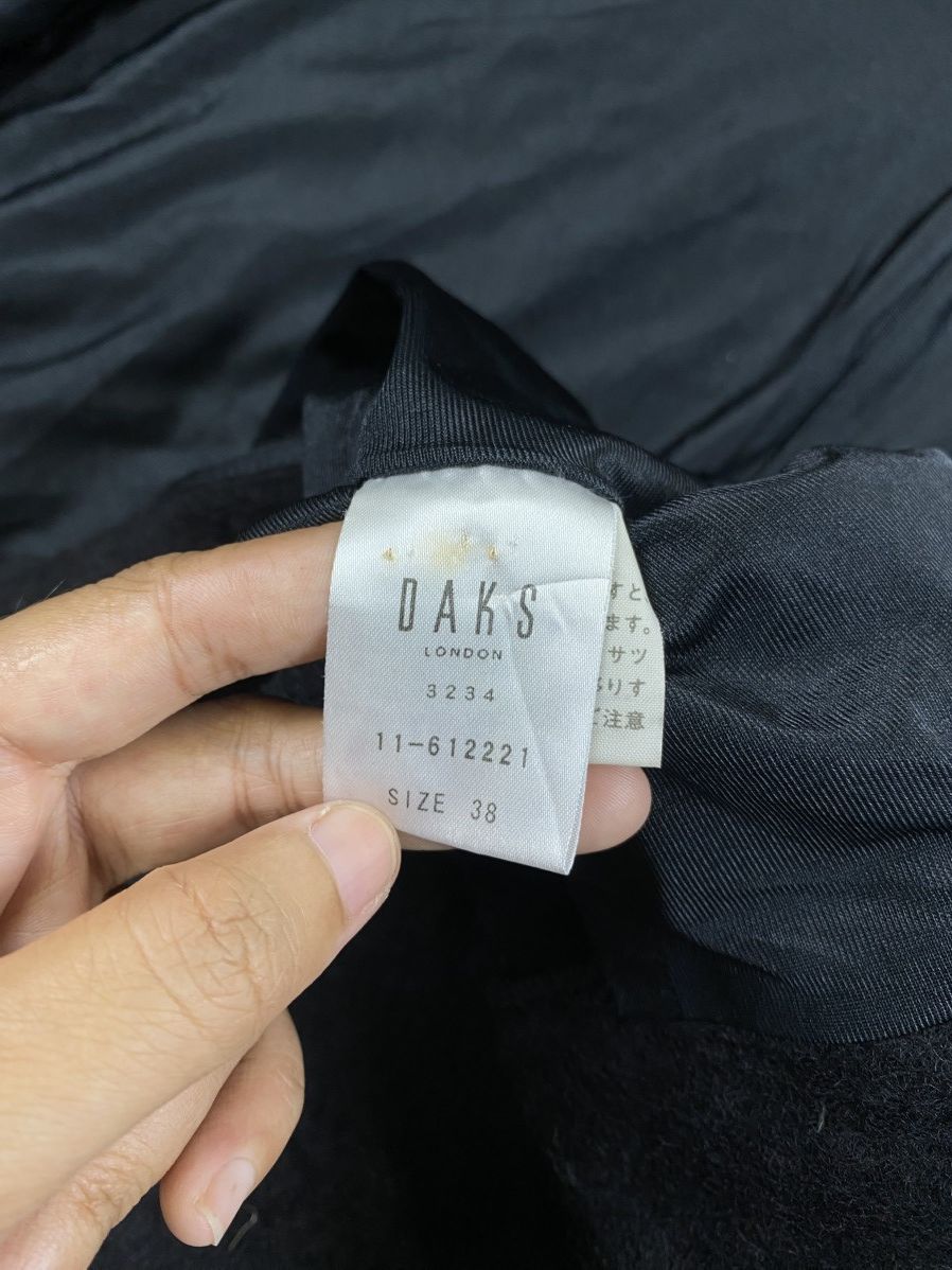 DAKS DAKS London Wool Blend Dolman Sleeve Cropped Jacket Size L / US 10 / IT 46 - 9 Thumbnail