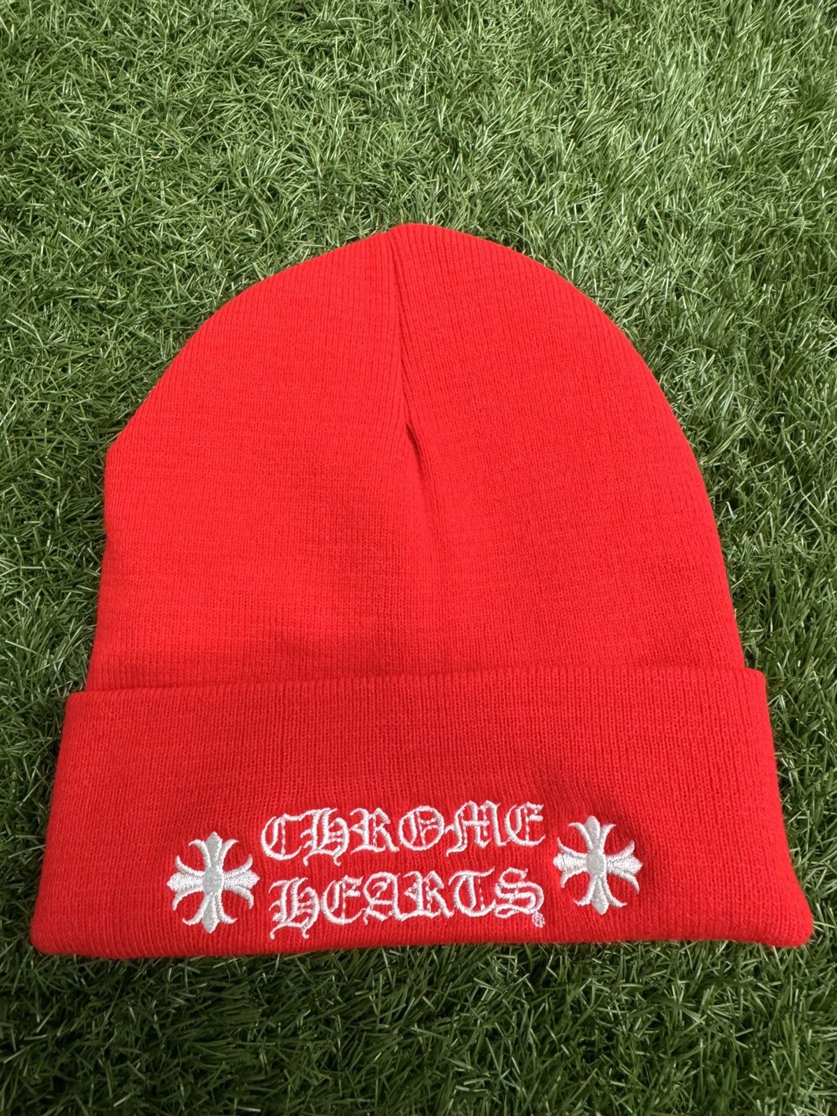 Chrome Hearts Chrome Hearts Logo Beanie Size ONE SIZE - 1 Thumbnail