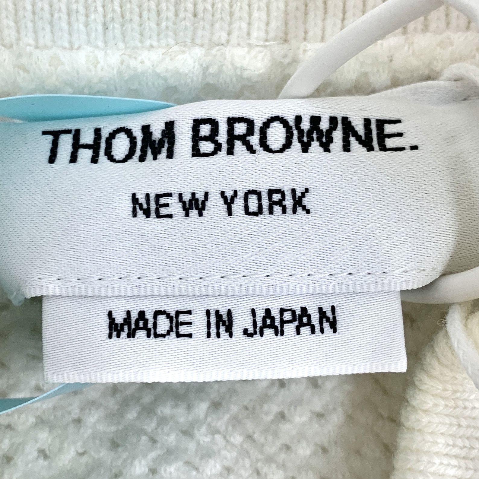 Thom Browne B级 AW0945 汤姆布朗 THOM BROWNE 白色彩条纹棉质立领拉链长袖卫衣夹克外套 0 XS码 95新 泛黄 Size US XS / EU 42 / 0 - 2 Thumbnail