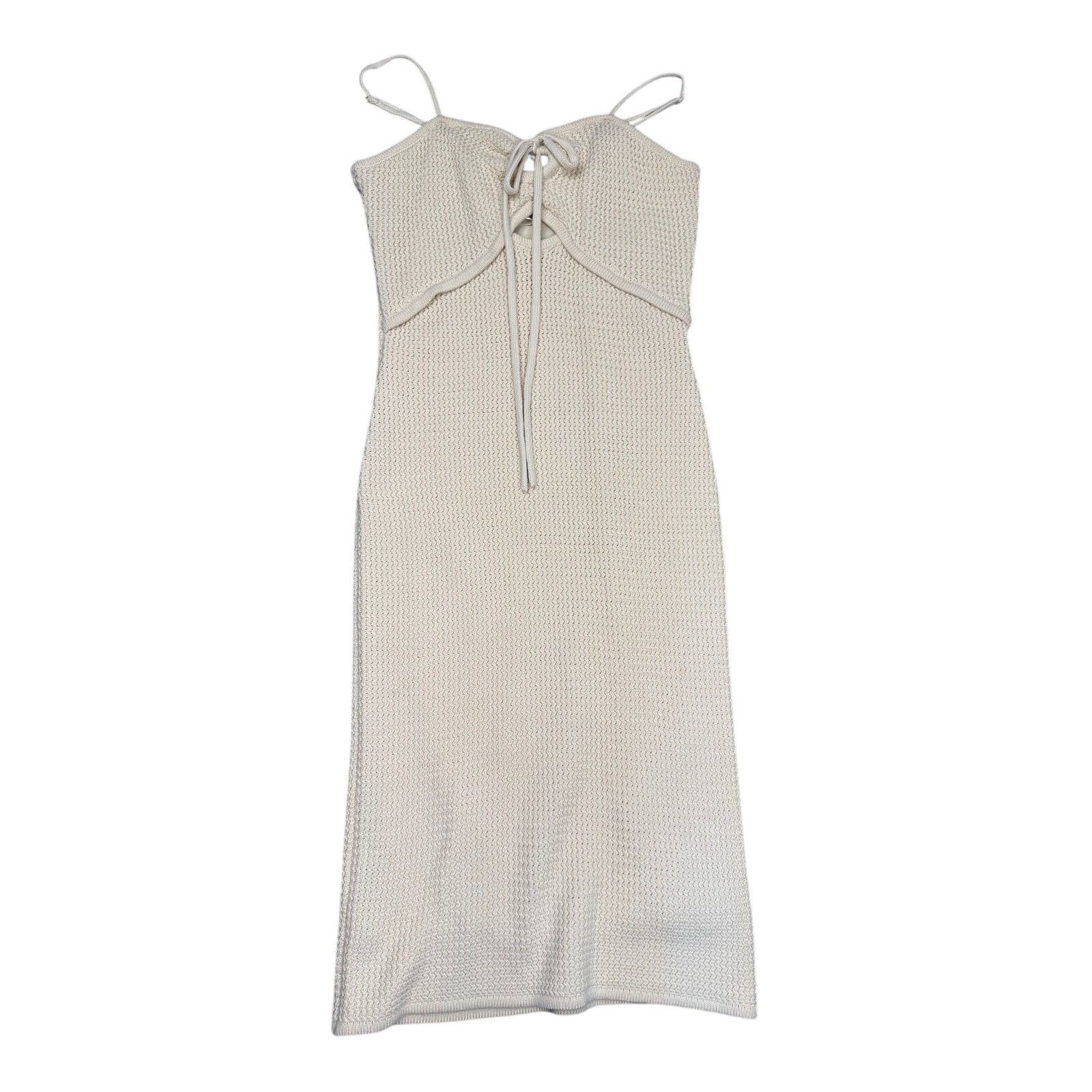 House of Harlow NEW House of Harlow 1960 Cream Crochet Dress Size Large Size L / US 10 / IT 46 - 1 Thumbnail
