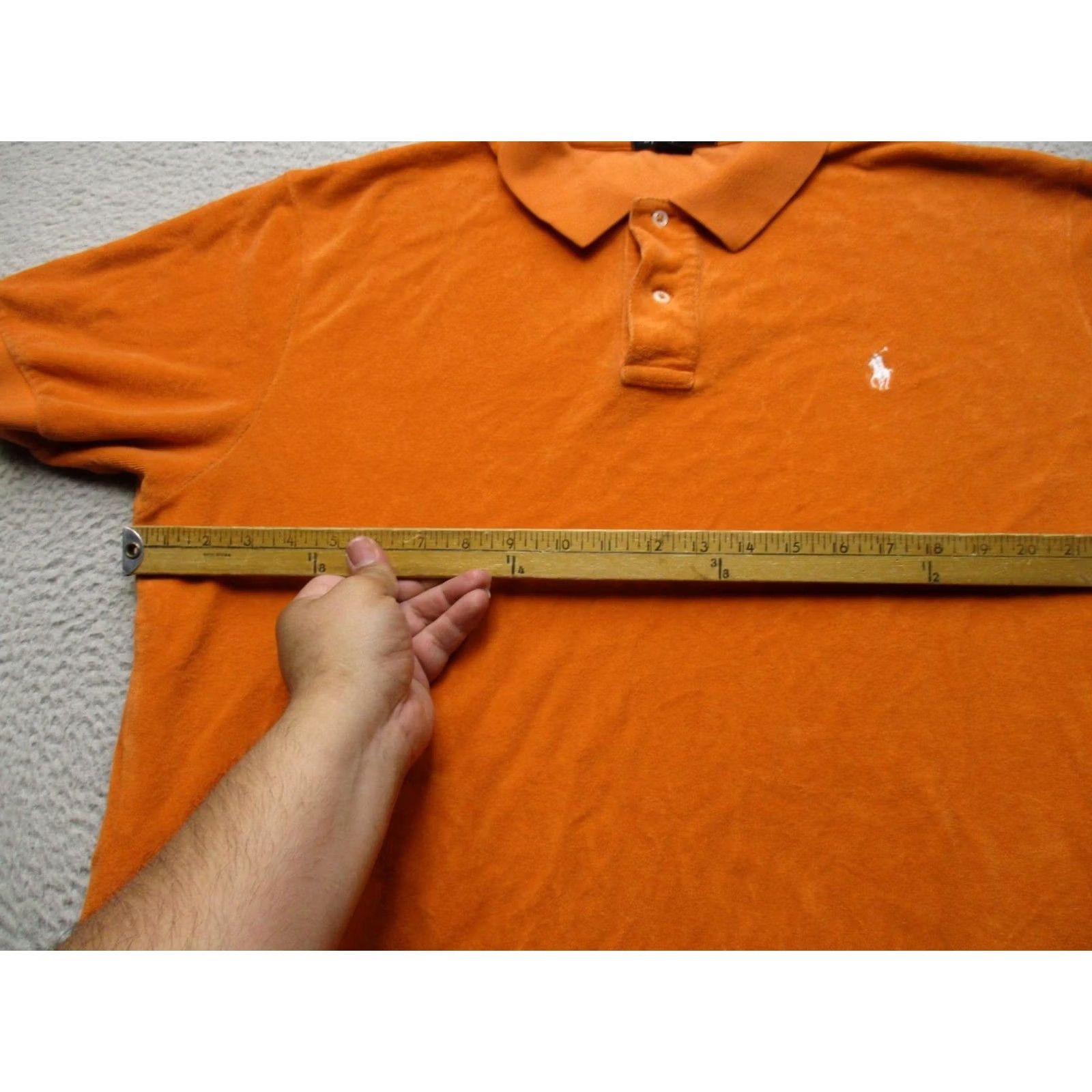 Polo Ralph Lauren Polo Ralph Lauren Polo Shirt Mens XL Orange Solid Coffee? Size US XL / EU 56 / 4 - 6 Thumbnail
