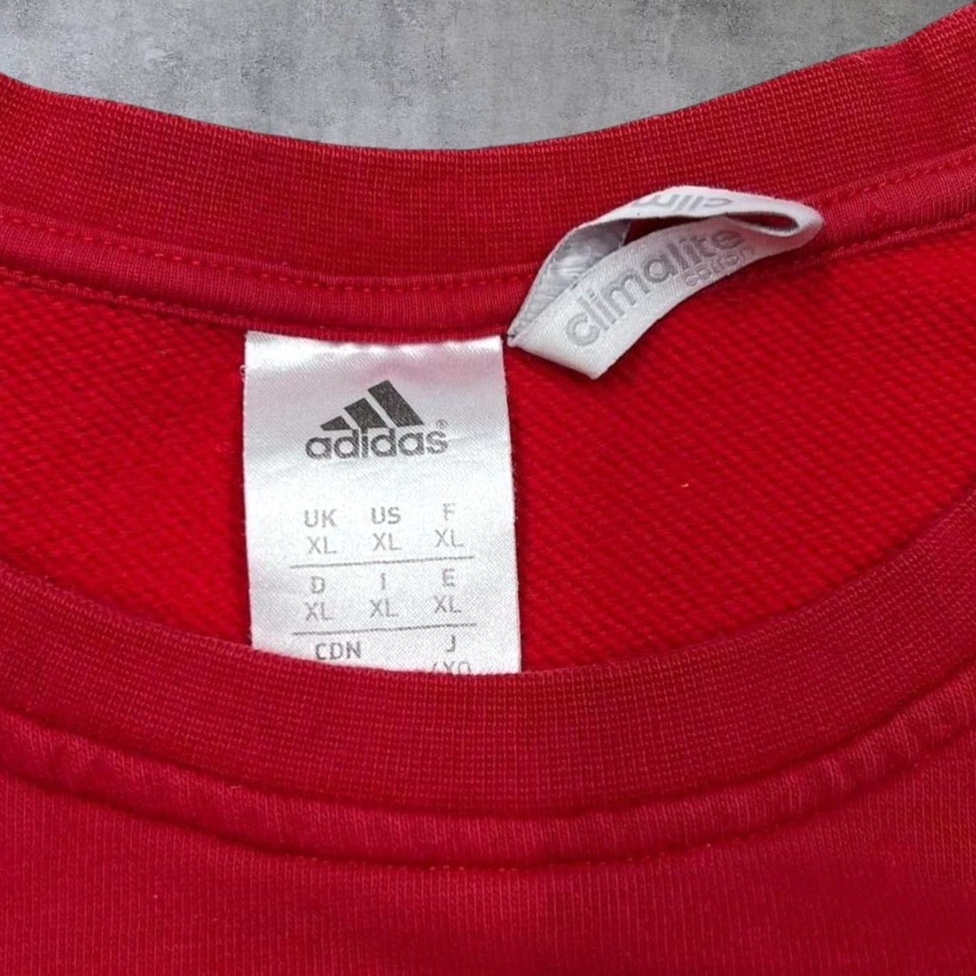 Adidas Adidas Climalite Training Graphic Crewneck Sweatshirt Red XL Mens Size US XL / EU 56 / 4 - 2 Thumbnail