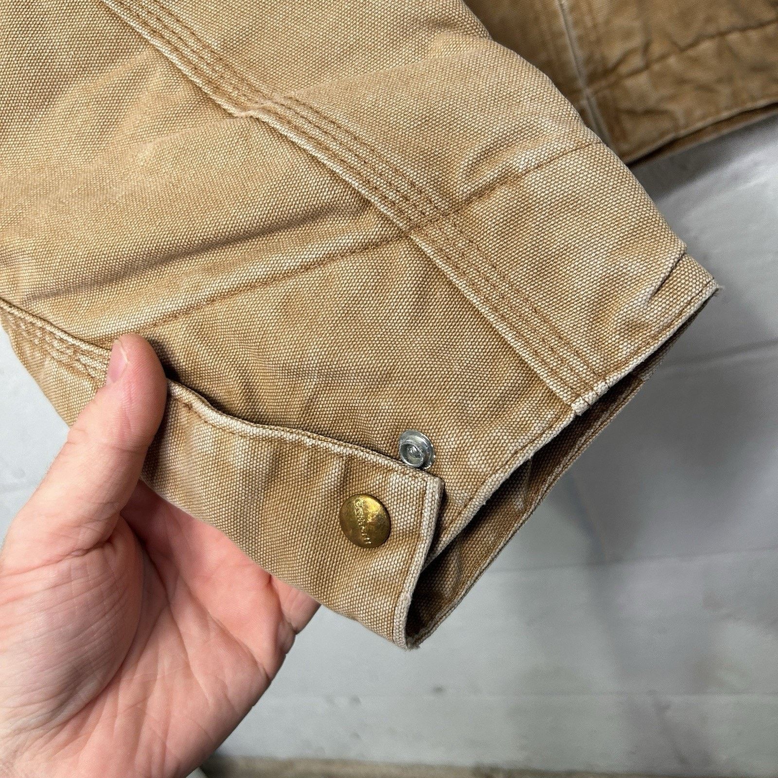 Carhartt Vintage Carhartt Blanket-Lined Detroit Jacket “Brown Wheat” Size US L / EU 52-54 / 3 - 4 Thumbnail