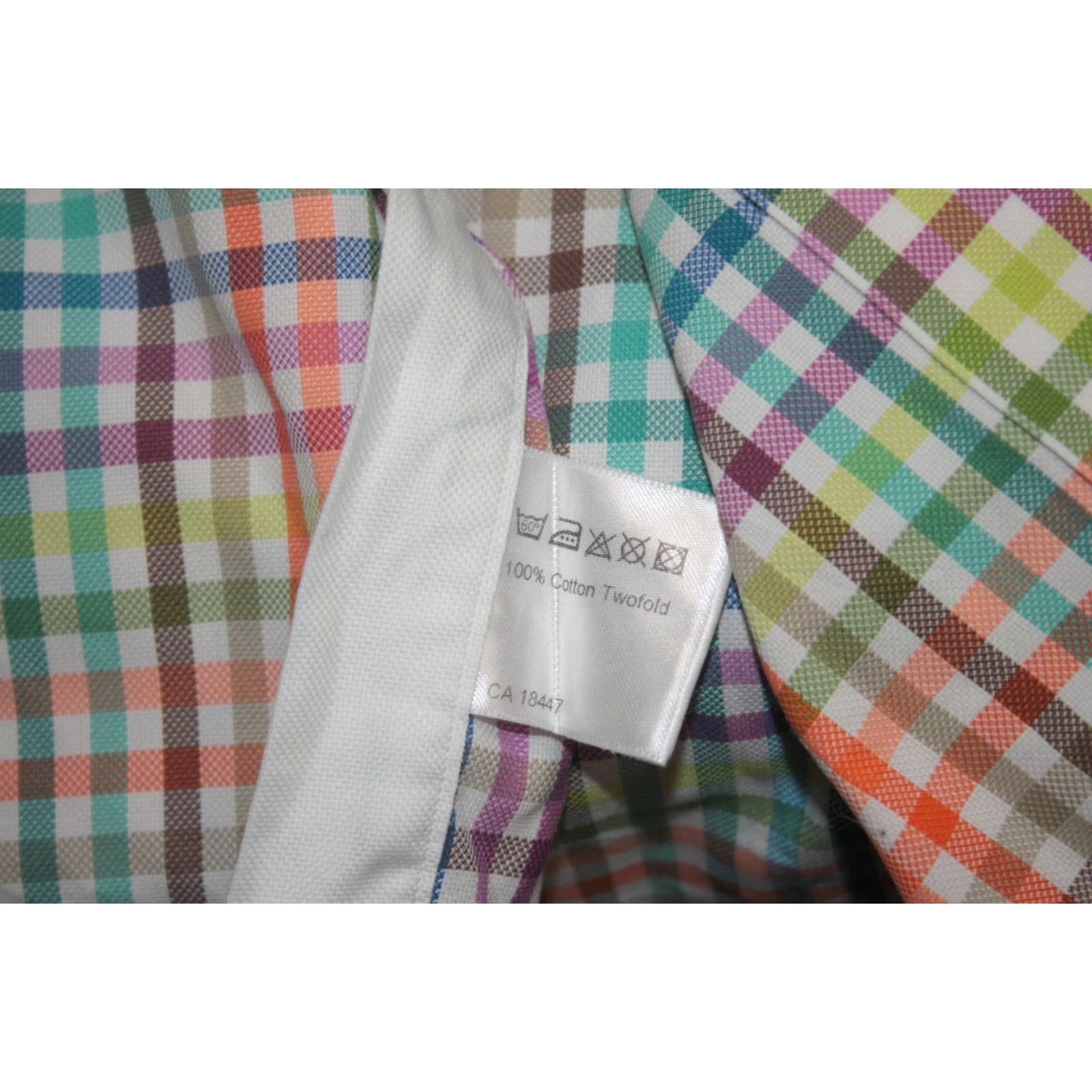 Vintage Stenströms Dress Shirt Men 16 1/2 42 Multicoloured 100% cotton Fitted Body Twofold Super cotton XS- XL Size US XL / EU 56 / 4 - 6 Thumbnail