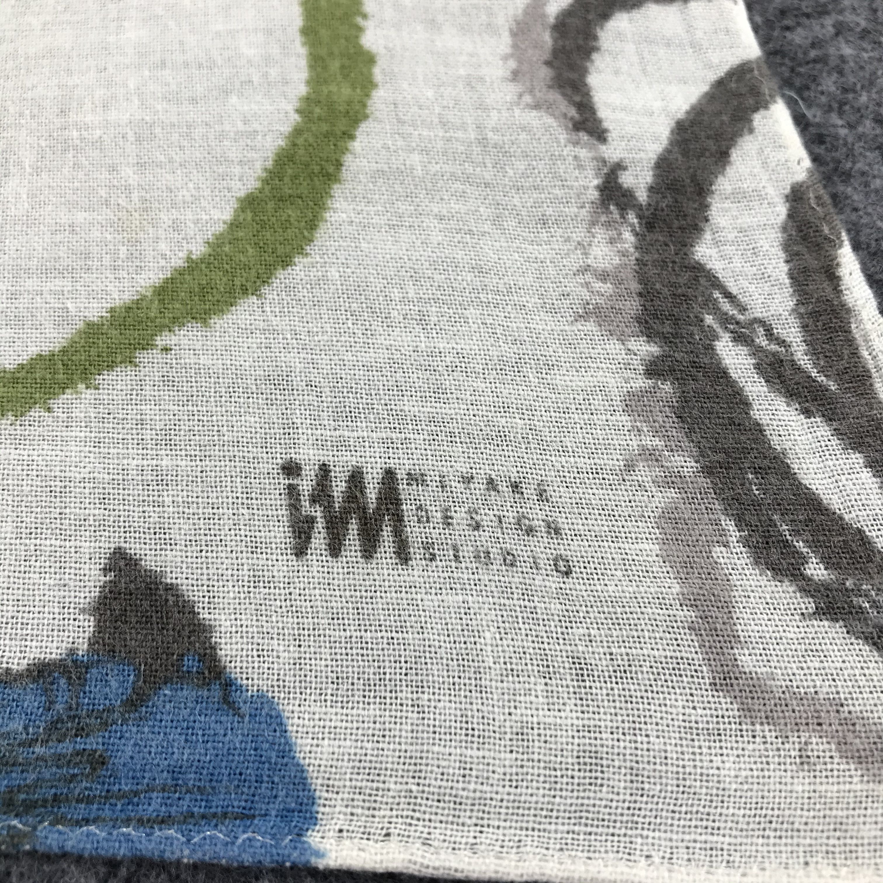 Issey Miyake Issey Miyake Abstract Handkerchief Neckerchief Bandana H296 Size ONE SIZE - 4 Thumbnail