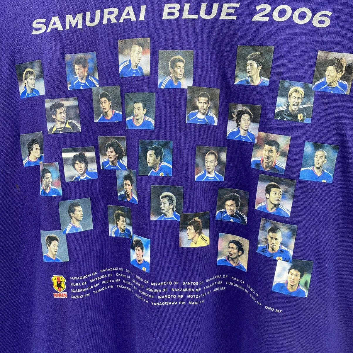 Vintage Thrashed Vintage 2006 Samurai Blue Kirin Japan Team Tee Size US L / EU 52-54 / 3 - 4 Thumbnail