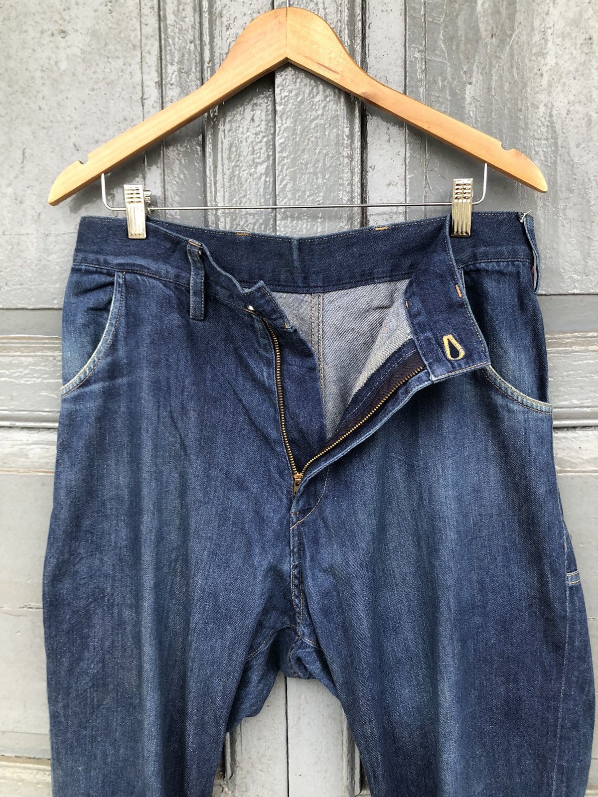 Yohji Yamamoto Yohji Yamamoto Monkey Denim Pants Size US 34 / EU 50 - 3 Thumbnail
