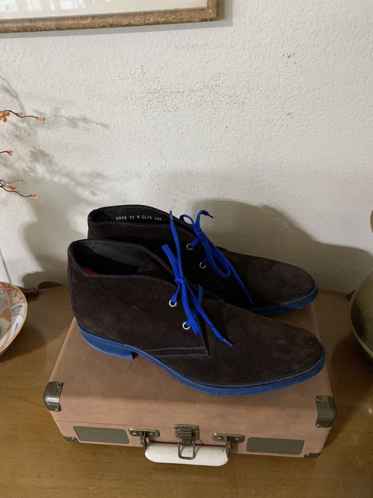 Donald Pliner ELIO Suede Chukka boots Size US 11 / EU 44 - 3 Thumbnail