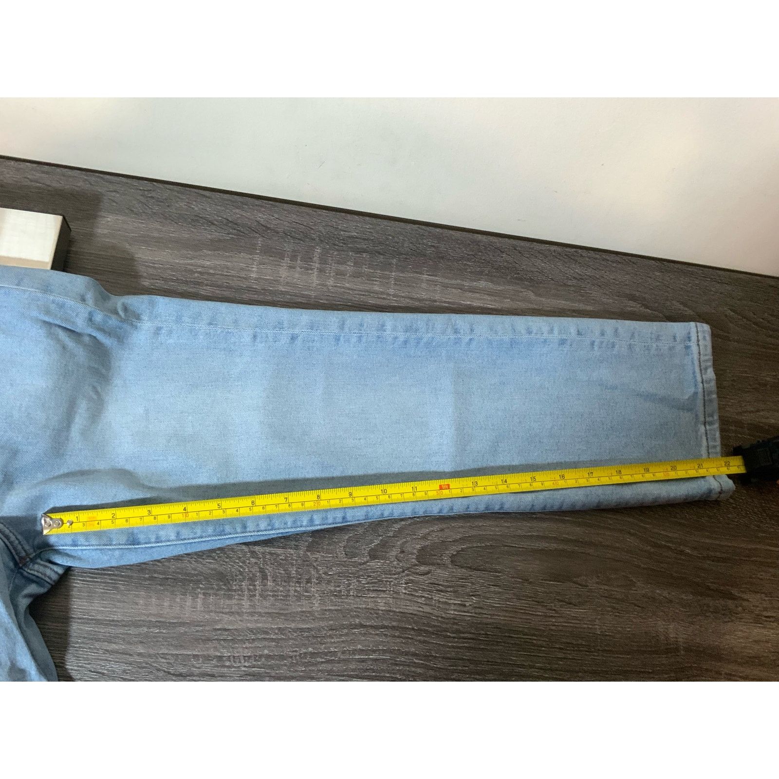Express Express Super High Rise Straight Jeans Denim Pants Women’s 0 Size 25" / US 0 / IT 36 - 8 Thumbnail