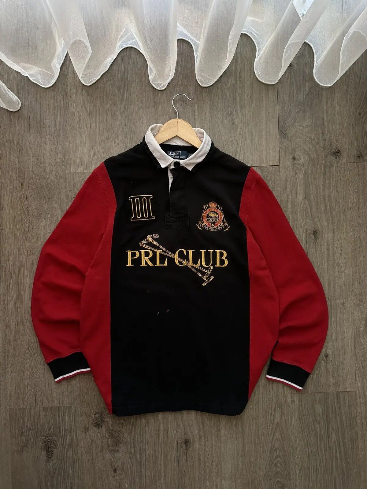 Polo Ralph Lauren × Vintage Vintage Polo Ralph Lauren Rugby PRL CLUB Sweatshirt Size US L / EU 52-54 / 3 - 18 Thumbnail
