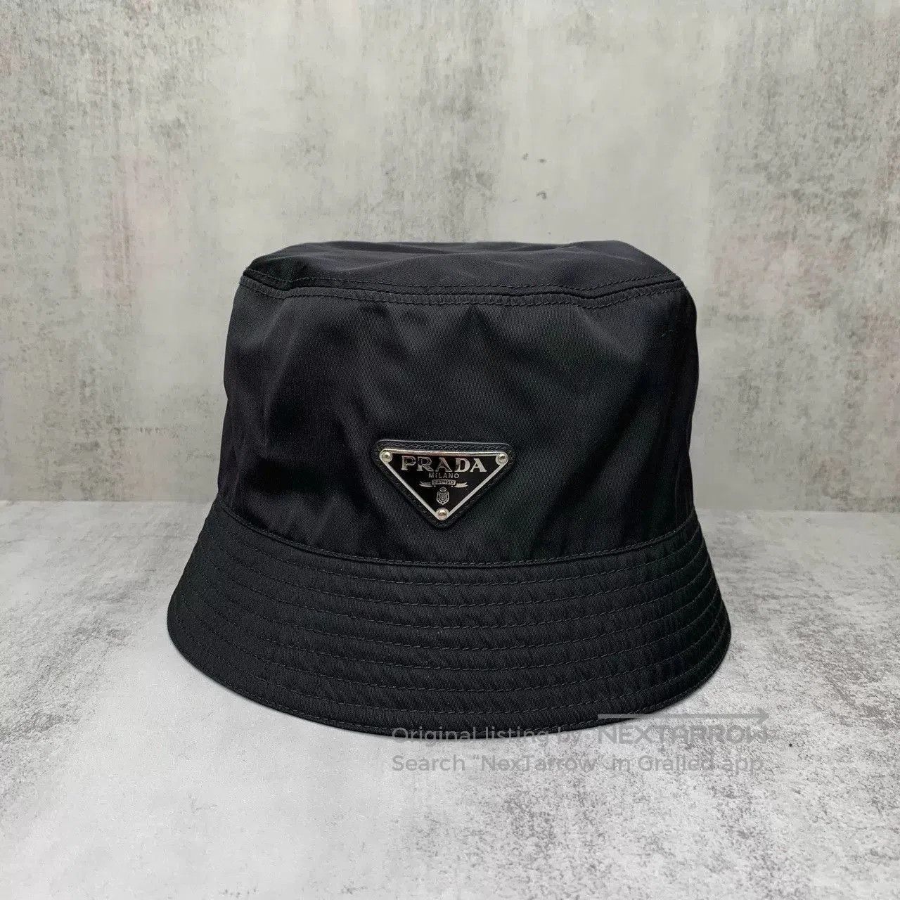 Prada Prada Black Fisherman Hat. Size ONE SIZE - 1 Thumbnail