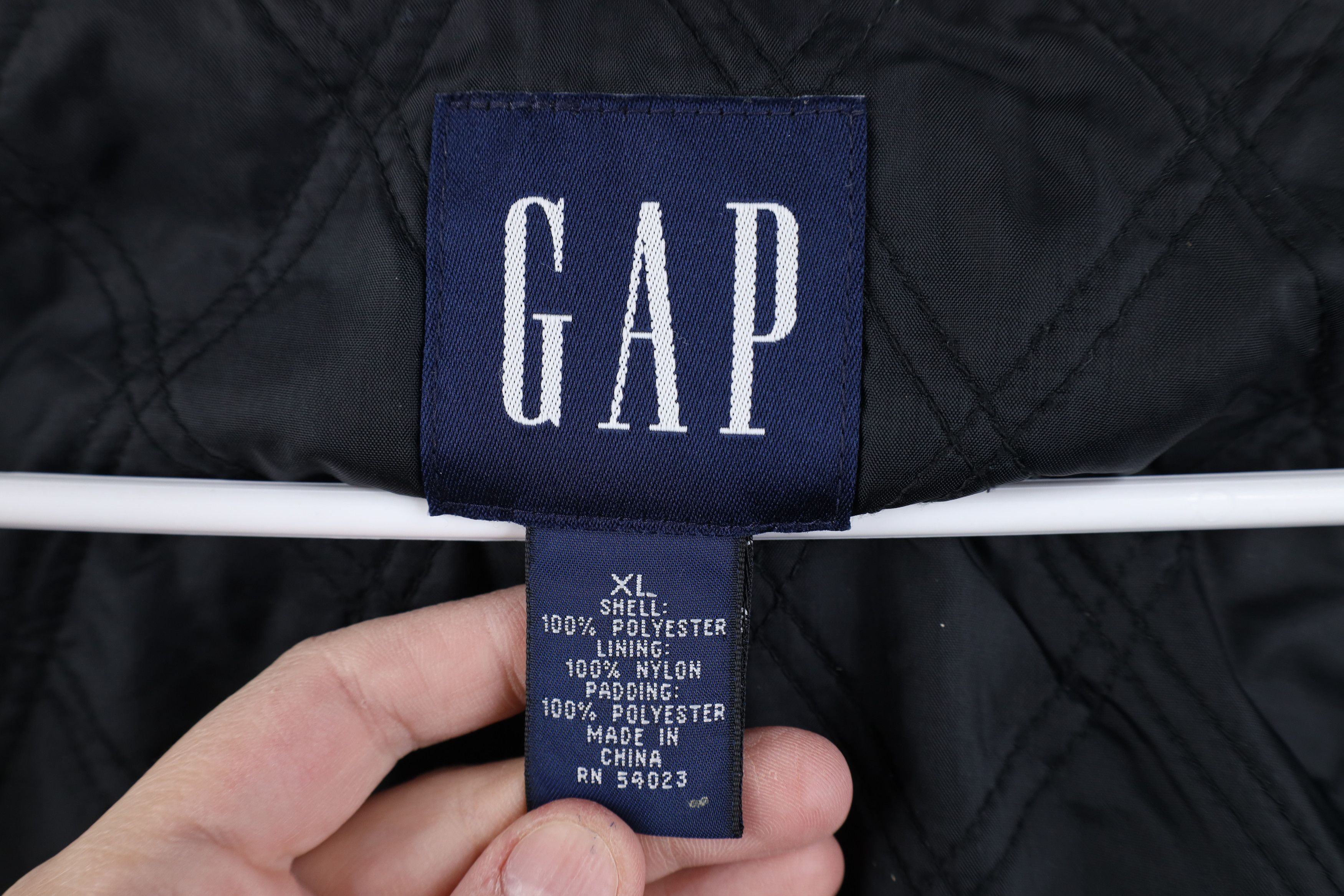 Gap Vintage Y2K 2001 Gap Quilted Overcoat Rain Jacket Beige Size US XL / EU 56 / 4 - 12 Thumbnail
