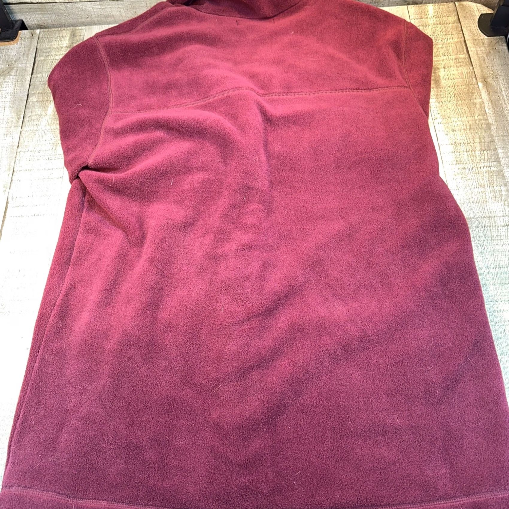 Vintage VINTAGE Lesley Fay Sport Maroon Fleece Jacket Coat 2 Pockets Sz Small NWT Womens Jacket Fleece Sports Red Size S / US 4 / IT 40 - 8 Thumbnail