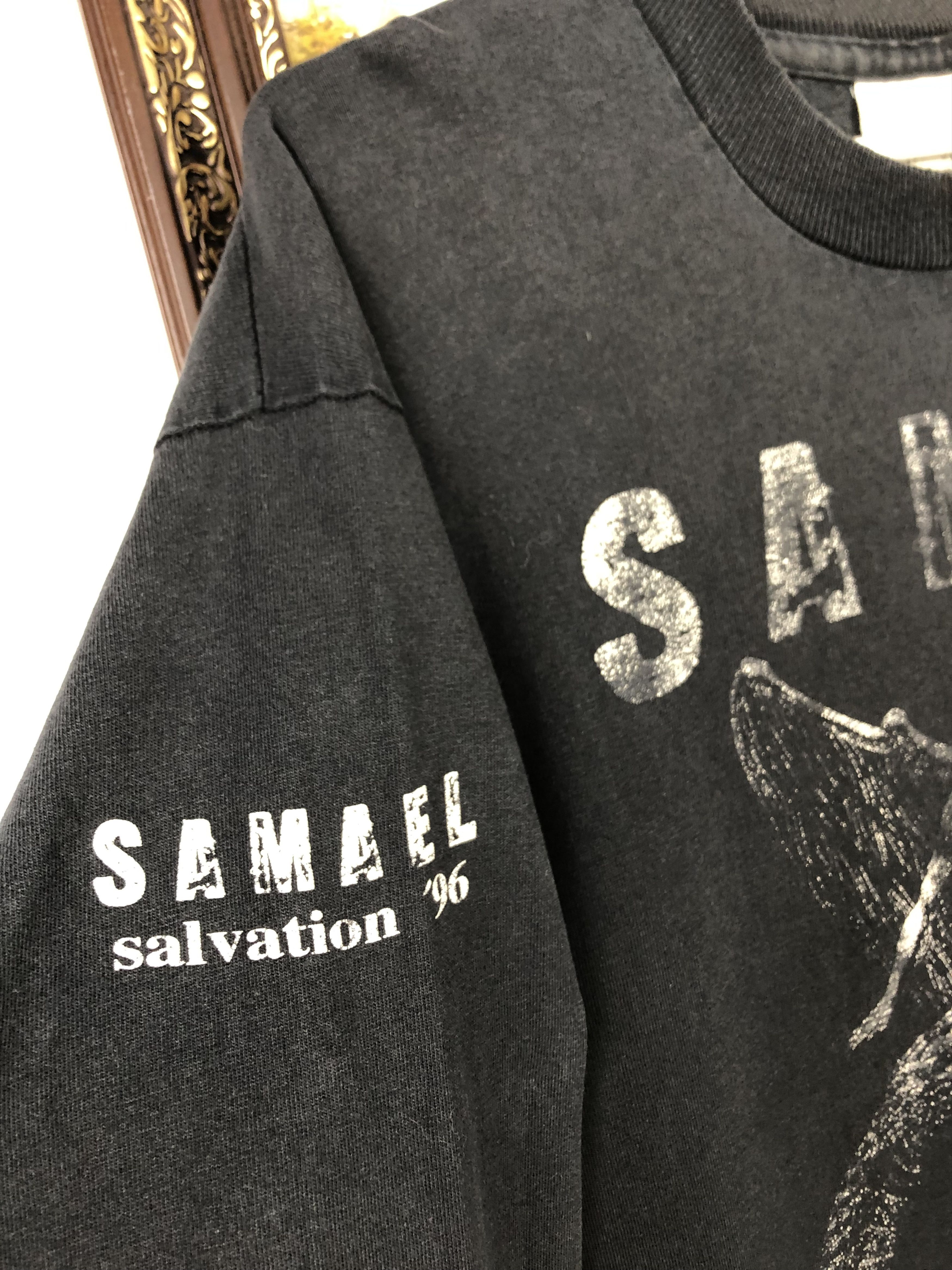 Band Tees Vintage 90's Samael Salvation Band Long Sleeve Tee Shirt Size US L / EU 52-54 / 3 - 4 Thumbnail
