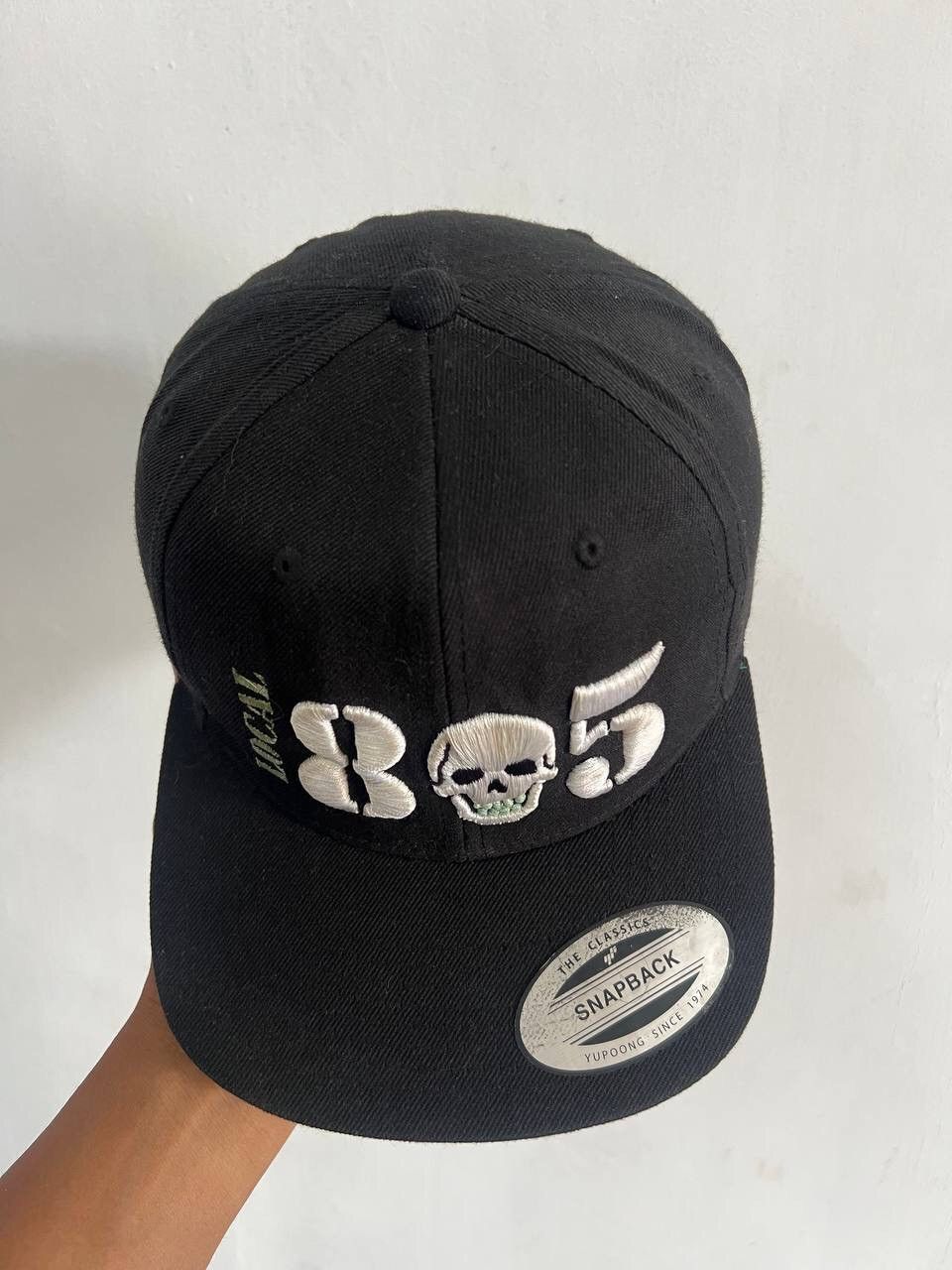 Hat Club Vintage Local 805 Skull Snapback Hat Size ONE SIZE - 8 Thumbnail