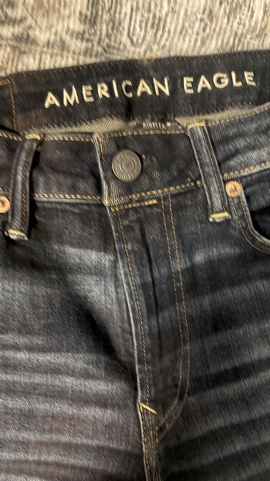 American Eagle Outfitters Y2K American Eagle Denim Men’s 29/32 Straight Slim Size US 29 - 2 Thumbnail