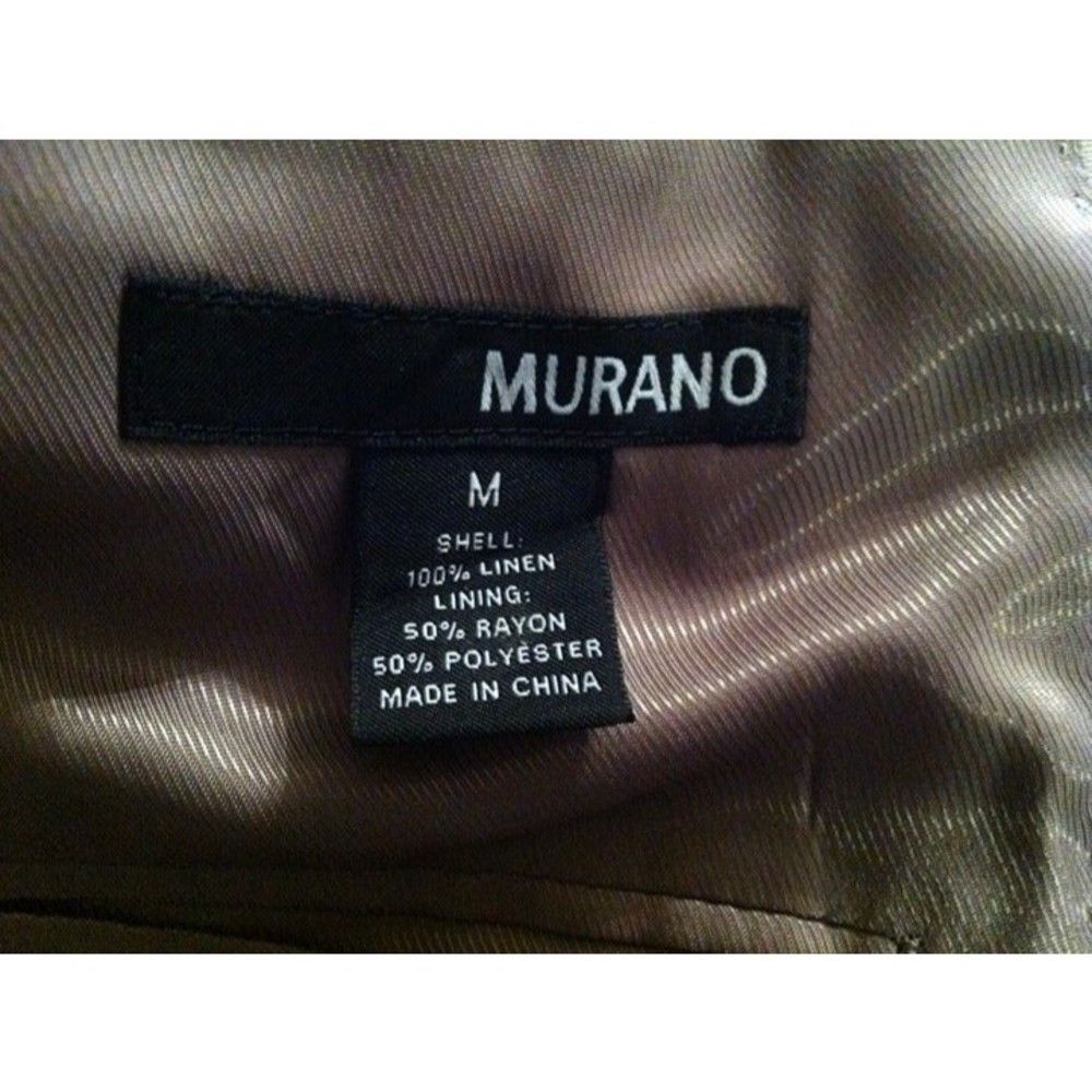 Murano MURANO MENS 100%LINEN SPORT COAT JACKET BLAZER SIZE: M Size US M / EU 48-50 / 2 - 8 Thumbnail