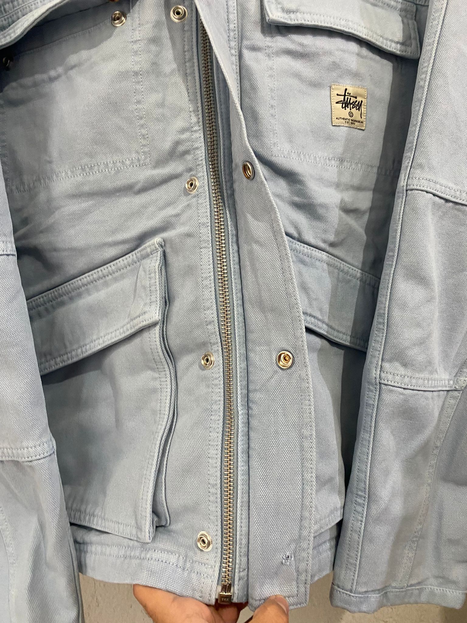 Stussy STUSSY canvas washed jacket Size US XL / EU 56 / 4 - 5 Thumbnail
