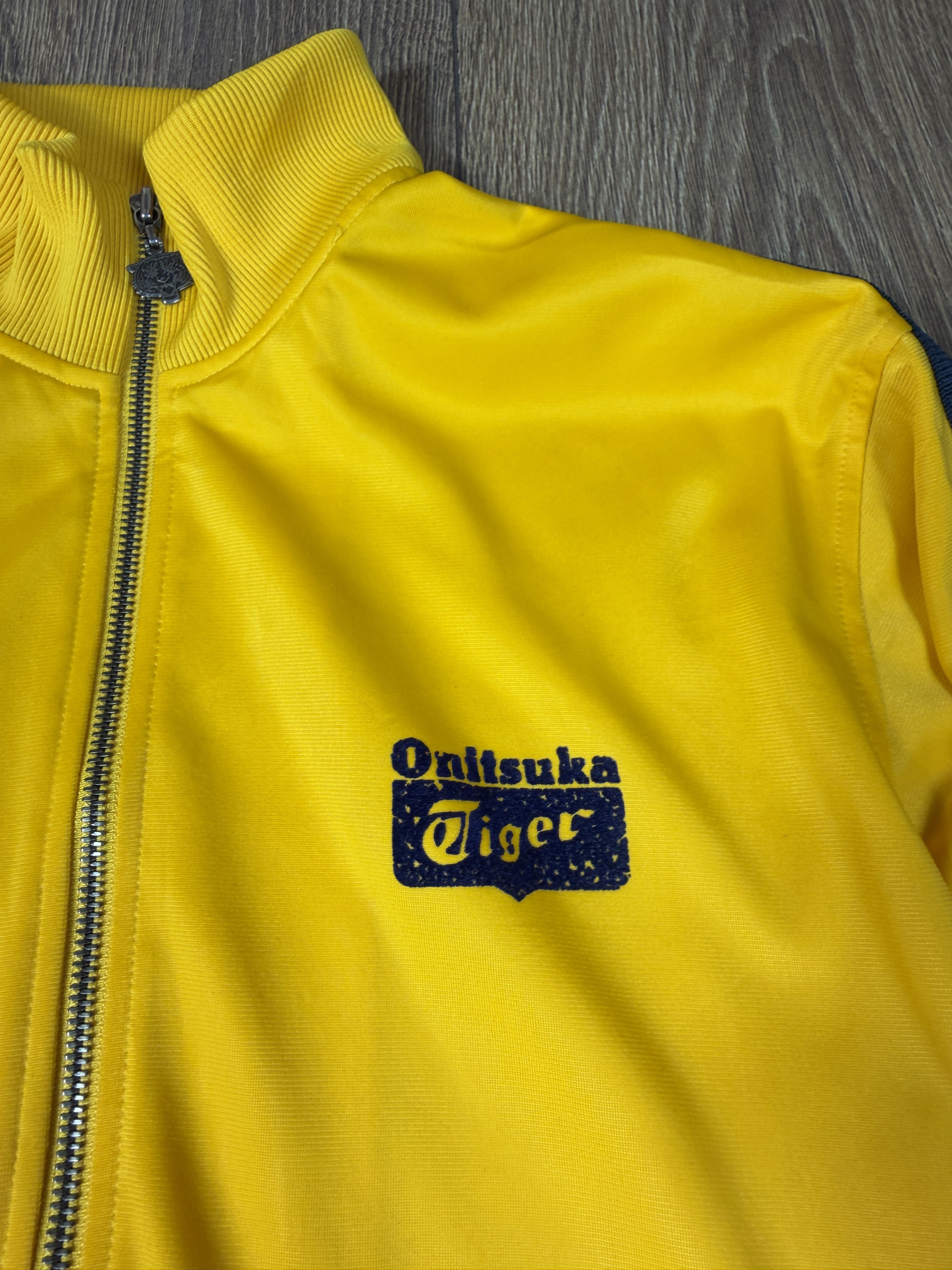 Asics Vintage Onitsuka tiger asics yellow track top Size US L / EU 52-54 / 3 - 4 Thumbnail
