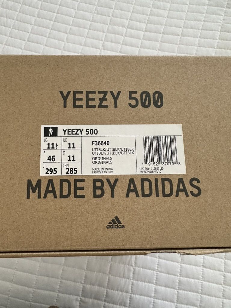 Adidas × Kanye West Adidas Yeezy 500 Size 11.5 Super Moon DB2966 Utility Black Size US 11.5 / EU 44-45 - 2 Thumbnail