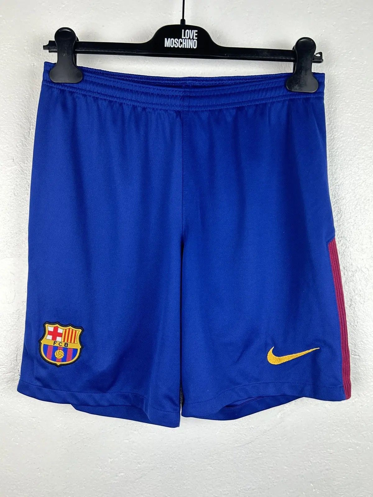 Nike Nike FCB Barcelona Barca 2017/18 Home Kit Soccer Shorts Size US 30 / EU 46 - 1 Thumbnail
