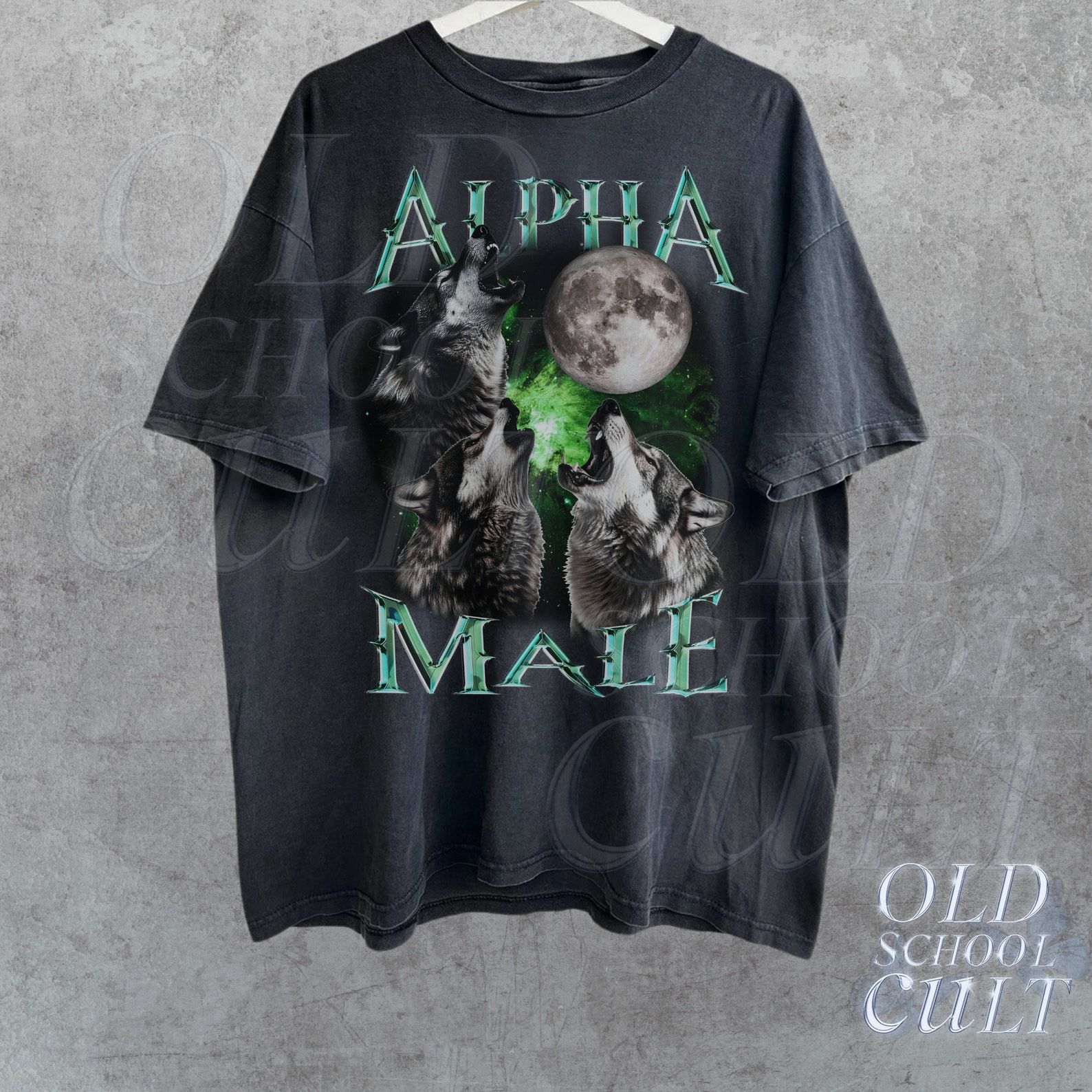 The Unbranded Brand Alpha Male Vintage Graphic T-Shirt Size US M / EU 48-50 / 2 - 2 Thumbnail