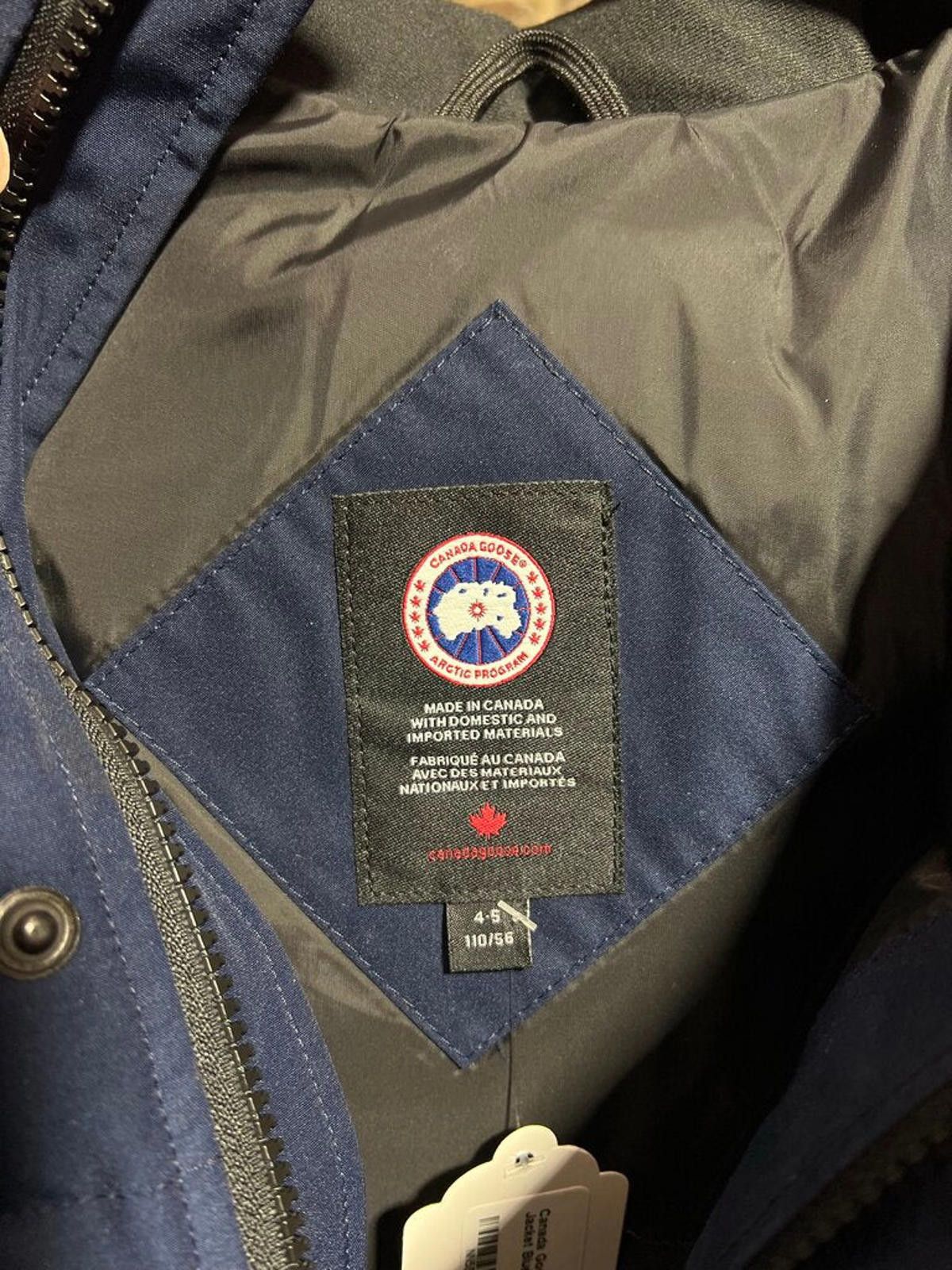 Canada Goose Canada Goose Kids Puffer Jacket Blue Sz. 4-5T Size ONE SIZE - 3 Thumbnail