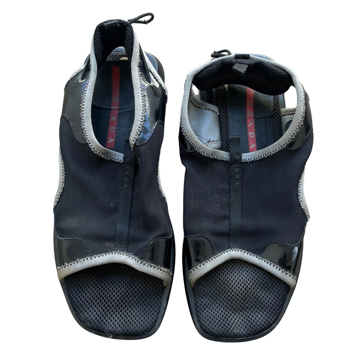 Prada Vintage Prada Linea Rossa Sandals Made In Italy Size 40 Size US 8 / EU 41 - 1 Thumbnail
