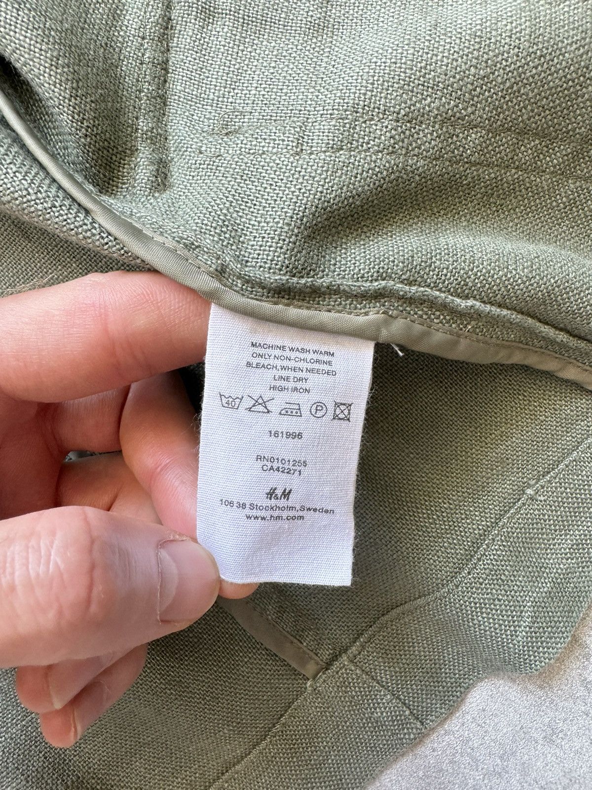 H&M × Japanese Brand H&M Linen Blazer Cargo pockets Womens size 38 Size S / US 4 / IT 40 - 6 Thumbnail
